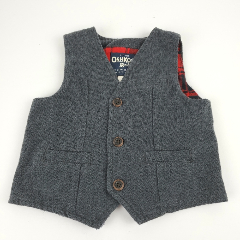 NWOT Osh Gosh B'Gosh Grey Vest